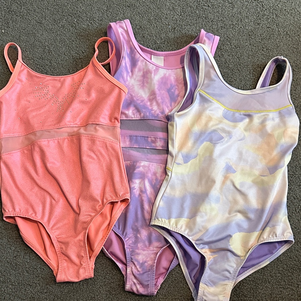 Girls Cat & Jack Leotard Lot, Size Small (6/7)